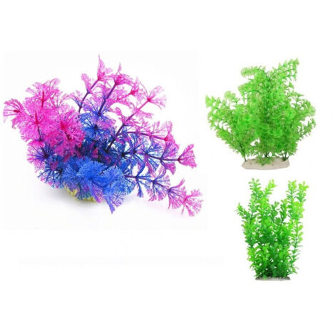 Trade Shop - Colorati Alte 40 Cm Artificial Ornation Acquarial Decorations -