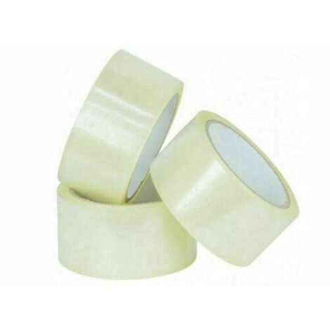 Trade Shop - Confezione Da 6 Pz Rotoli Di Nastri Trasparenti Per Pacchi Scatole 45mm X 55mt -