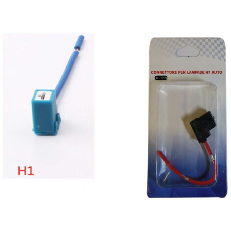 TRADE SHOP - Connettore Cavo Ricambio Lampada Attacco H1 Cablaggio Auto Moto Presa Xc-1350 -