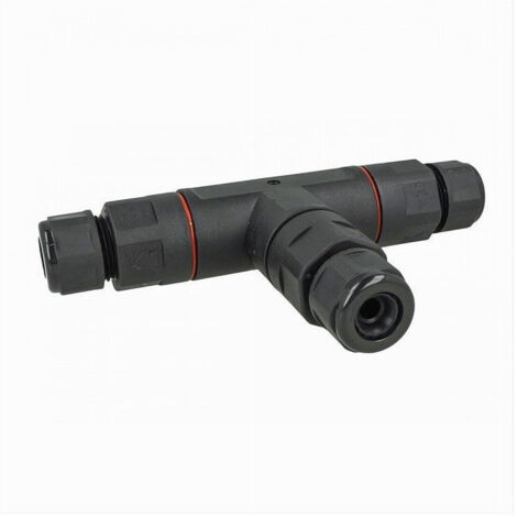 TRADE SHOP - Connettore Di Giunzione Forma T Impermeabile Ip68 Collegamento 3 Posti Cavo Cn-t -