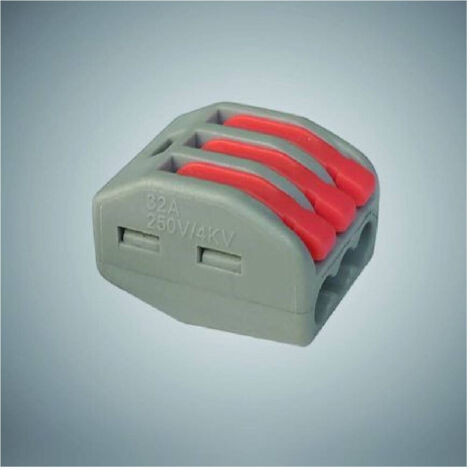 TRADE SHOP - Connettori Morsetti Multipli Con 8 Connettori Universali 3 Poli A 1 Via -