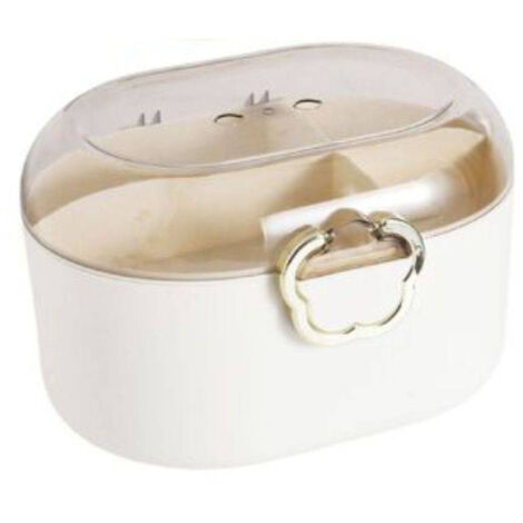 TRADE SHOP - Contenitore Organizzatore Per Cassetti Arredamento Colore Bianco Dim. 27x24x18cm -