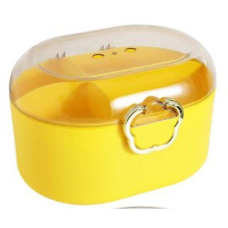 TRADE SHOP - Contenitore Organizzatore Per Cassetti Arredamento Colore Giallo Dim. 27x24x18 Cm -