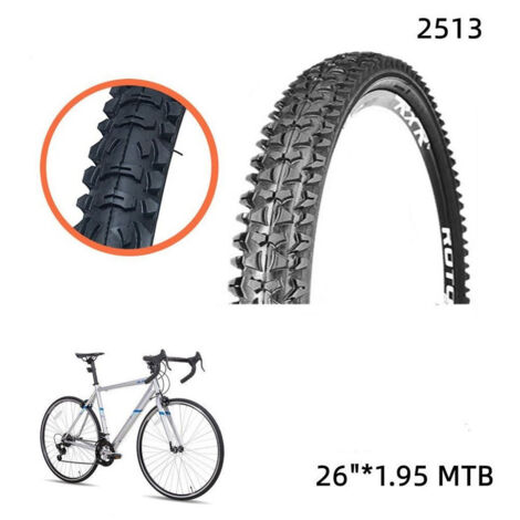 TRADE SHOP - Copertone Copertura Ruota Pneumatico Per Gomme Mtb Bicicletta Bici 26"x1.95 2513 -