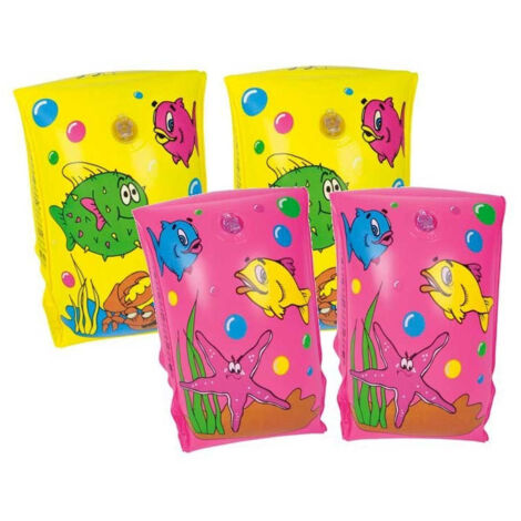 Trade Shop - Coppia Braccioli Mare Piscina Bracciolo Nuoto Per Bambini 25 X 15 Cm Vari Colori -