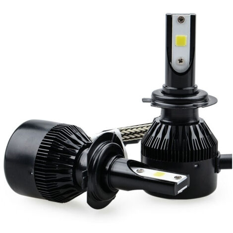 TRADE SHOP - Coppia Lampade B22 Per Anabbaglianti E Abbaglianti H1 Led 12v-24v 48w Auto Moto -
