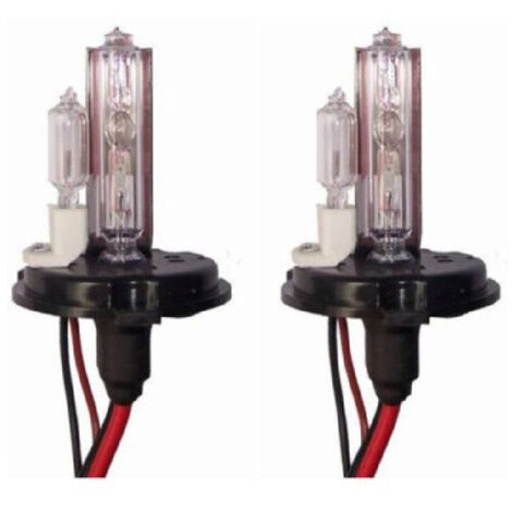 Trade Shop - Coppia Lampade Bulbi Kit Xeno H4-2 Lampadina Auto Luce Ricambio Anabbagliante -