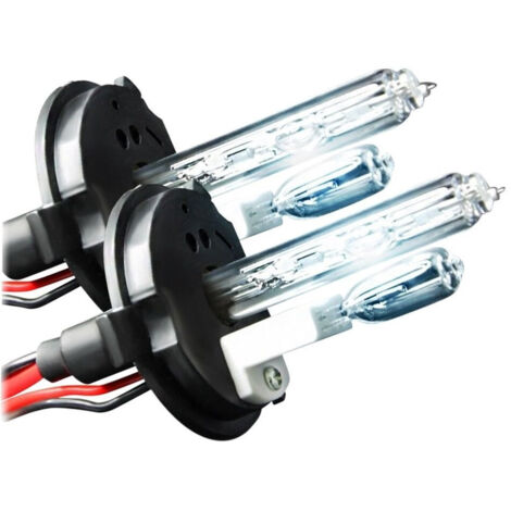 TRADE SHOP - Coppia Lampade Fari Xenon Xeno Hid Ricambio Kit Zlh4-2 6000k Per Auto Camper -