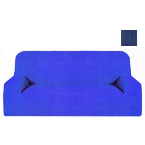 TRADE SHOP - Copri Divano 2 Posti Estendibile Da 110 A 150 Cm Tessuto Elasticizzato Italy - Grigio