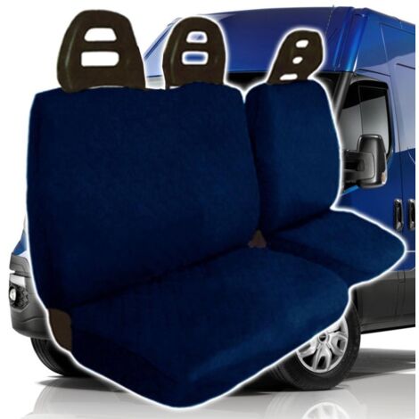 Coprisedili universali per furgoni 2 + 1 coprisedili per camion per  conducente singolo e sedile doppio passeggero per Fiat Ducato per Ford per  Master - AliExpress