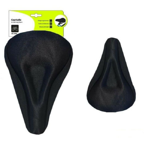 TRADE SHOP - Coprisella Copertura Sella Sellino Cuscino In Memory Foam Bici Bicicletta Xc2559 -