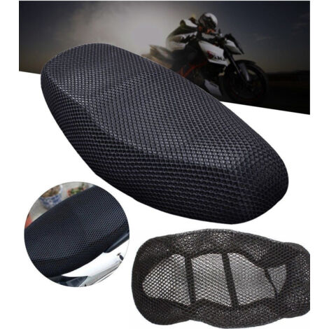 TRADE SHOP - Coprisella Moto Scooter Copri Sella A Rete Traspirante Elastico Misure M -