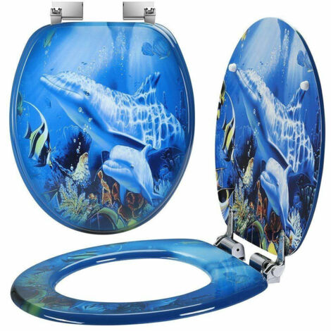 Trade Shop - COPRIWATER UNIVERSALE MIT STRUKTUR DES OCEANO COPRI TAVOLETTA WC BATHROOM -   -3,5    -