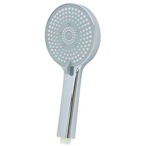 Trade Shop - Copy Of Teleducha Regulable Moderna 25 X 12 Cm 87132 Redonda Baño Negro -