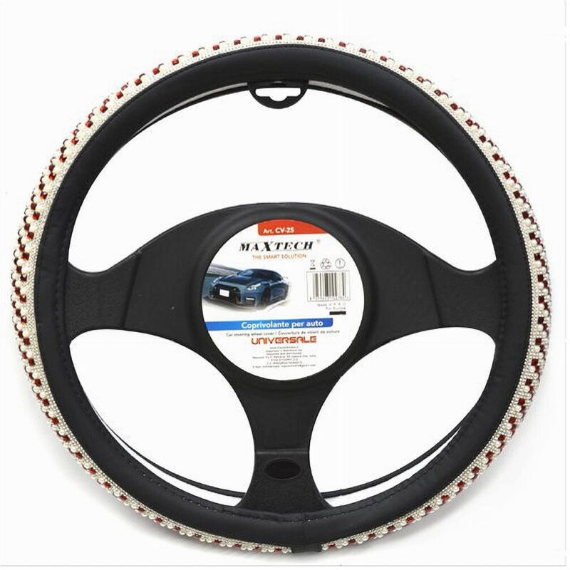 Image of Trade Shop Traesio - Trade Shop - universal auto lenkradabdeckung 38 cm bunte dekoration CV-25 -