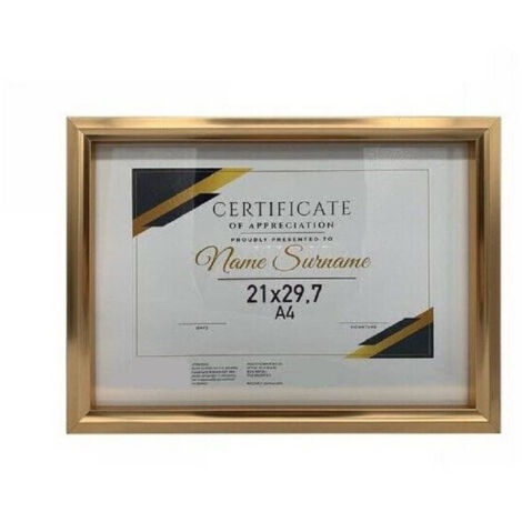 TRADE SHOP - Cornice Per Foto Fotografie Certificati Quadri Tele Dimensioni A4 21x29.7cm 70784 -
