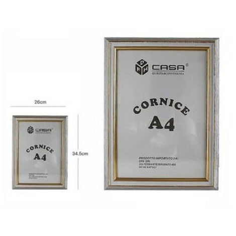 Trade Shop - Cornice Per Foto Quadri Tele Dimensioni A4 20 X 30 Cm Modello 64473 -