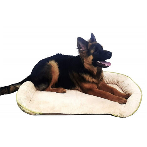 Trade Shop - Cuccia In Pile 95x69cm Per Cani Gatti Tappetino Morbido Lettino Cuscino Imbottito -