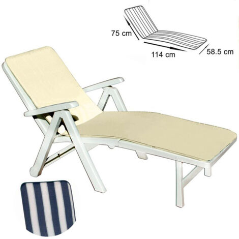 Trade Shop - CUSCINOPER LETTINO BIANCO BLU MORBIDO 75 X 114 X 58,5 CM -