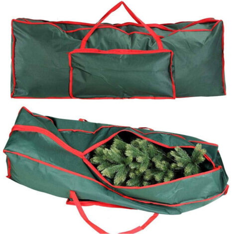 TRADE SHOP - Custodia Sacco Di Protezione Polvere Per Albero Di Natale In Tessuto Resistente -