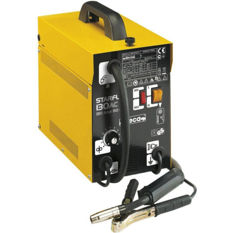 Trade Shop - Deca Starflux 130 Ac Mig/mag Soldador Compacto De Hilo Sin Gas 130 Amperios -
