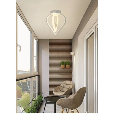 Trade Shop - DECKENLEUCHTE 2 HERZEN PENDELLEUCHTE 6500K 4000K 3000K PN-01B -