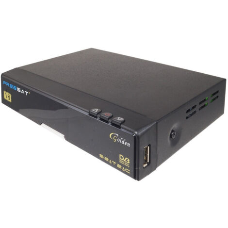 Trade Shop - Decodificador De Receptor Terrestre Iptv Dvb T2 / S2 Full Hd 1080p Freesat V8 Golden -