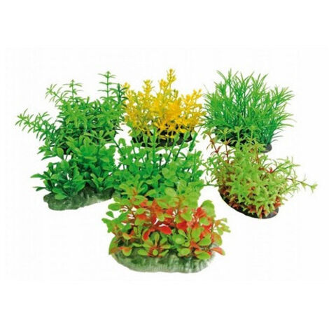 TRADE SHOP - Decorativo Per Acquario Tropical Plant  Piante Artificiali Paradiso Acquatico -