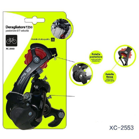 Trade Shop - DERAGLIATORE TZ50 POSTER 6/7 VELOCITY FÜR BICICLETTA BICI XC-2553 -