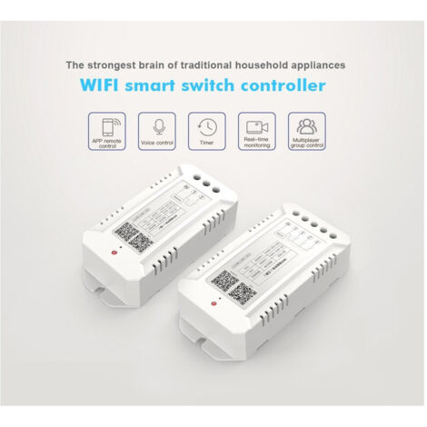 Trade Shop - Despositier Wifi Android On Off Smart Home 3 Canali -