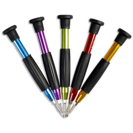 Trade Shop - Destornilladores De Precisión 5 Pcs X Reparación Destornilladores Para Computadoras Móviles Y Tablets 8222 -