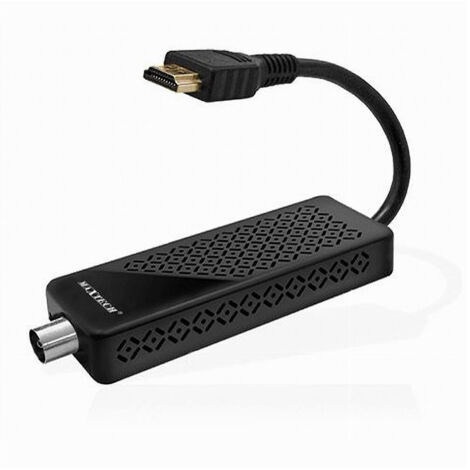 Trade Shop - DIGITALER TERRESTRICHER RECEIVER-DECODER-STICK DVB-T2 HEVC H265 10BIT HDMI DG-T007 -