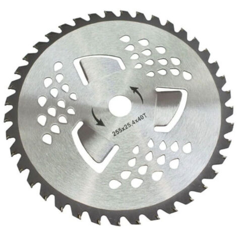 Trade Shop - Disco Segador De Recambio 40 Dientes ø 255 X 25,4 Mm Gf-0085 -