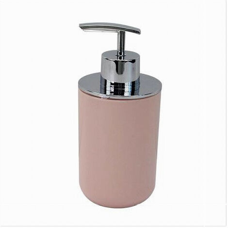 Trade Shop - Dispensador De Jabón Líquido Líquido De Plata Rosa Para Accesorios De Baño 79868 -