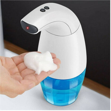 TRADE SHOP - Dispenser Erogatore Automatico Sapone Gel Schiuma 340ml Con Sensore A Infrarossi -