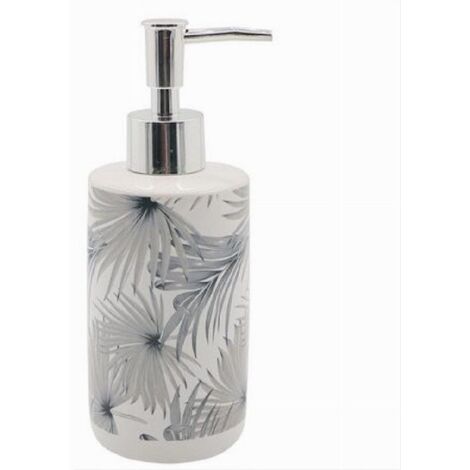 DISPENSER PORTA SAPONE LIQUIDO ROSA SILVER ACCESSORI BAGNO 79868