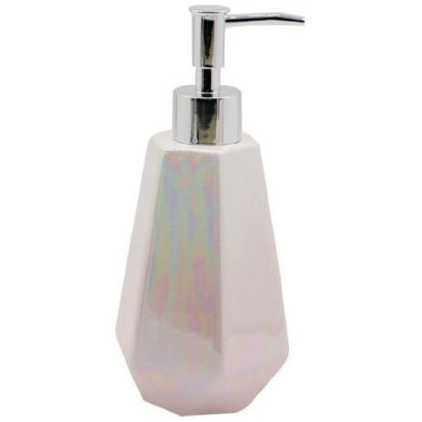 TRADE SHOP - Dispenser Sapone Liquido Esagonale Effetto Visivo Accessori Arredo Bagno 79939 -
