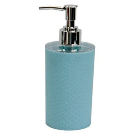 TRADE SHOP - Dispenser Sapone Liquido Lavandino Azzurro Lavorato Accessori Arredo Bagno 79793 -