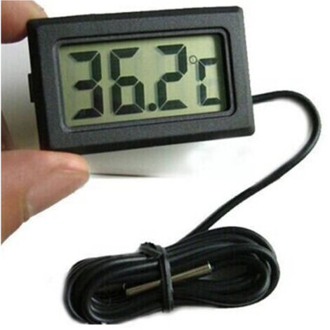 Trade Shop - DISPLAY LCD DIGITAL TERM MIT SONDA MISURA INTERNAL UND AUSSEN TEMPERATUR -