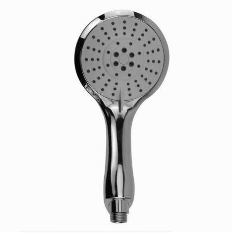 TRADE SHOP - Doccetta Doccino Multigetto Tondo Soffione Doccia 11,5x24cm Moderno Bagno 69331 -