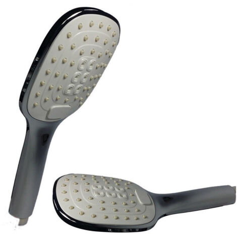 TRADE SHOP - Doccia Doccetta Soffione 3 Getti Anticalcare Con Pulsante Ricambio 82006 -