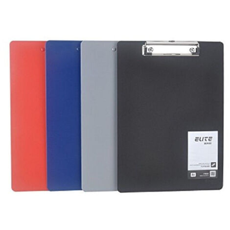 Trade Shop - Document Holder With Clip A4 Cups Documents Table Clipboard Pvc Folder -