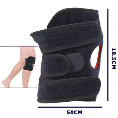 Trade Shop - DOPPELTE KNIE-STÜTZE UNTERSTÜTZUNG LÄUFER BAND PATELLA SEHNE -