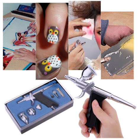 Trade Shop - DOUBLE ACTION AIRBRUSH FINE LINE 0,3 MM AIRBRUSH DRUCKLUFTBEHÄLTER -