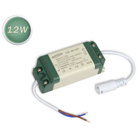 TRADE SHOP - Driver Alimentatore Led Trasformatore 3 7 12 18 24 W Stabilizzato Corrente Faro -  12 Watt