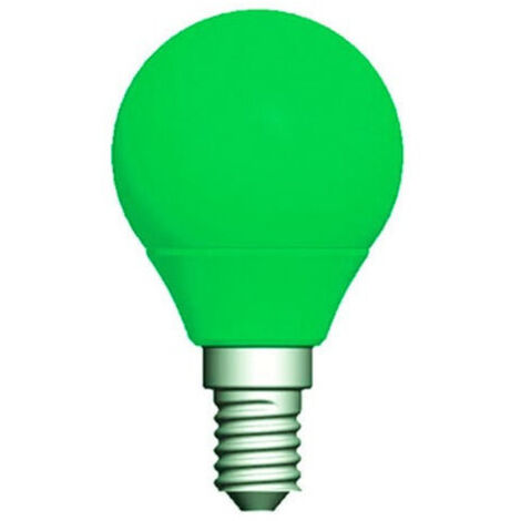 Trade Shop - E14 MINI GLOBE LED-LAMPE 220V FARBE GRÜN BLAU LILA WEISS WARM KALT 2W -