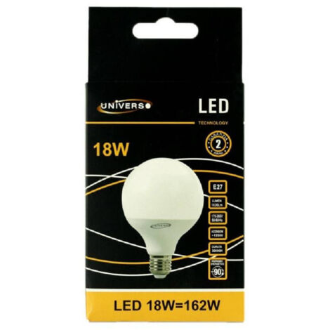 Trade Shop - E27 GLOBE LED-LAMPE G95 18W WARM KALT WEISS LICHT NATÜRLICH G95-02 -