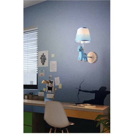 Trade Shop - E27 LAMPADA MURO LUME E49 - Blau