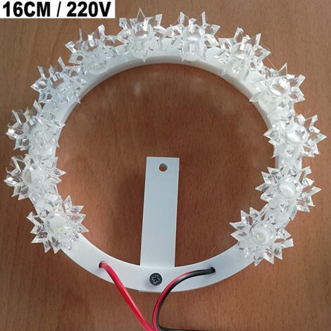 Trade Shop - ELEKTRISCHE DEKORATIVE ERBSENKRÖNCHEN 220V KRONEN DURCHMESSER 16 CM -