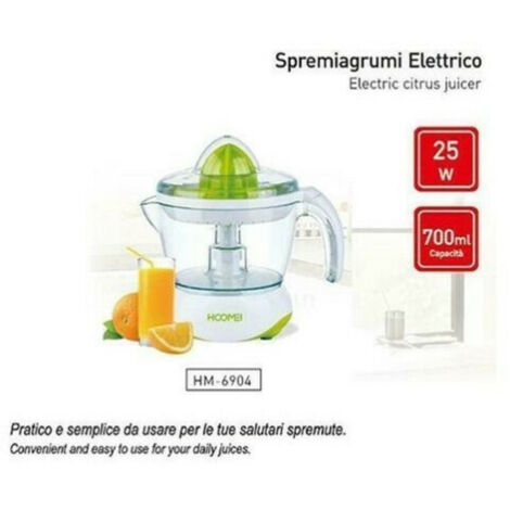 Trade Shop - ELEKTRISCHE TRAINING 25 WATT 700 ML PER SPREMUTE MIT DOUBLE ROTATION -